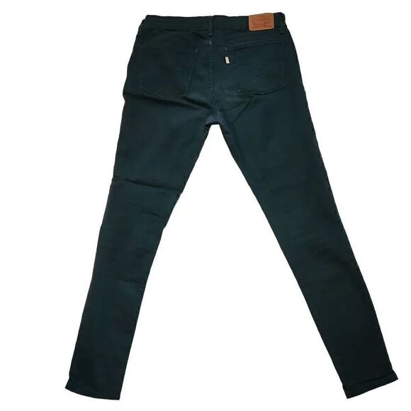Levi Strauss Ladies 710 Super Skinny Green Chino Pants - Size 30 - Picture 2 of 6
